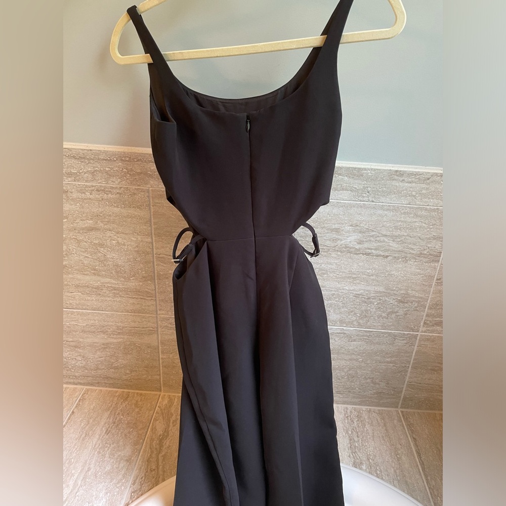 Halston cut out jumpsuit. Size 2. Worn only once.